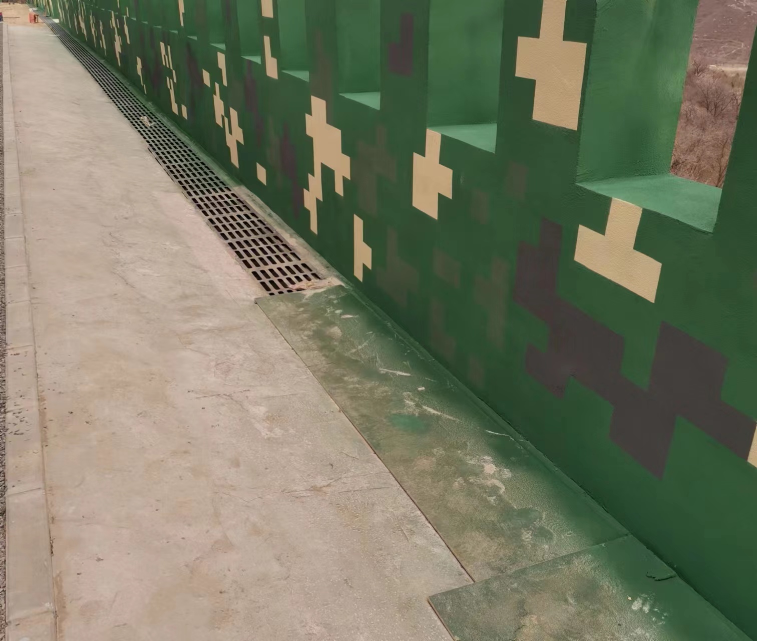 大足围墙迷彩喷涂,数迷彩漆